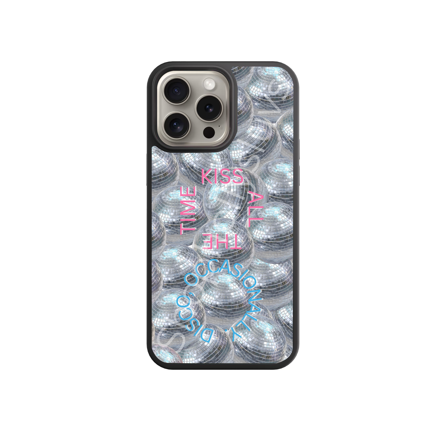 Disco Pattern Case - Text