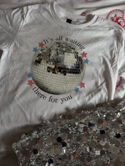 “It’s all waiting” baby tee